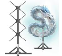Proyector de ventilador LED holograma 3D, pantalla publicitaria para exposiciones y centros comerciales, diseño de empalme con soporte de suelo, ideal para uso promocional