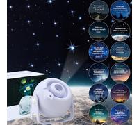 Proyector de versículos de la Biblia - Proyector de galaxia con 10 discos intercambiables para proyectar versículos de la Biblia en paredes o techos, regalo perfecto de luz nocturna