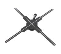 Proyector de Vídeo Holográfico 3D, PC Realista del ABS de Las Gotas del Holograma 3D de 1800x512P 3D para la Tienda (Enchufe de la UE)