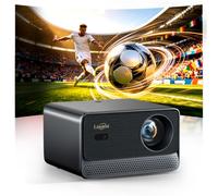 Proyector de video proyector de video con HDMI eARC, WiFi, Bluetooth, Dolby Audio, proyector retro portátil Lisowod para cine en casa