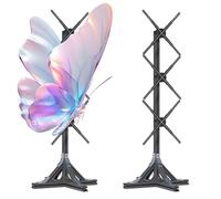 Proyector de visualización publicitaria con holograma 3D, pantalla grande de 50 cm, proyección móvil para Halloween, tienda, bar, casino, publicidad de fiesta