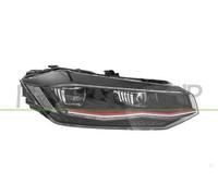 PROYECTOR DERECHO-ELÉCTRICO-CON MOTOR-SIN CENTRALITA-BORDE ROJO-FULL LED-VER