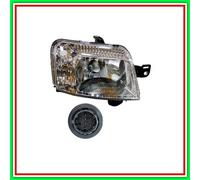 Proyector Derecho H4 Eléctrico Con Motor Fiat Panda Escalada 4X4-Natural Power-