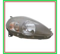 Proyector Derecho H4 Eléctrico Con Motor-Gris-Oscuro Mod Hasta 08 Fiat Grande P