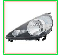 Proyector Derecho H4 Eléctrico Sin Motor-Negro Mod Stanley Honda Jazz- (Año 20