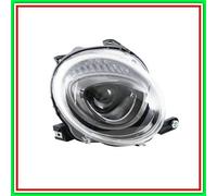 Proyector Derecho H7 Eléctrico Con Motor Fiat - 500 - Mod. 07/15 -