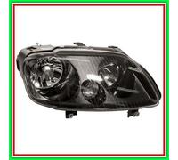 Proyector Derecho H7-H1 Eléctrico Con Motor-Negro SUV Touran- (Año 2003-2006)