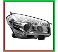 Proyector Derecho H7-H7 Eléctrico Con Motor Nissan Qashqai-(Año 2010-2013)