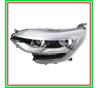 Proyector Derecho H7+H7-Eléctrico Sin Motor-Con Luz Diurna-Borde Negro-Led Rey