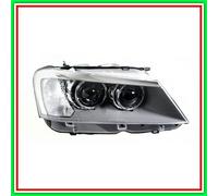 Proyector Derecho Xenón D1S-H7-H7 Eléctrico-Con Motor-Negro-Led BMW X3-F25-(Año