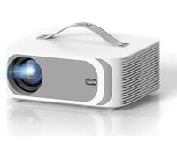 Proyector Dolby Audio - 1600 ANSI, HDR10+, Corrección Trapezoidal 4D/4P, Enfoque automático y CEC, Bluetooth 5.3, WiFi 6 - Proyector Mini Compacto para Cine en casa, Noches de Cine, Deportes y Fiesta