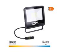 Proyector EDM - Black Series - LED - 50 W - 4000 LM - 6400 K - Luz Fria
