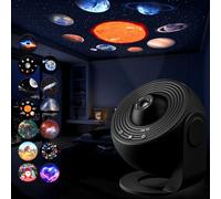 Proyector Estrellas, Home Planetarium Proyector Galaxy Star Projector Starry Night Light, 13 PelíCulas HD, Dormitorio proyector De Techo nebulosa/luna/celeste, Regalos para Niños Adultos