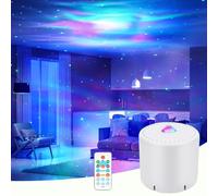 Proyector Estrellas, LED Proyector Galaxia con Control Remoto, velocidad y brillo ajustables, decoración de fiestas para niños y adultos