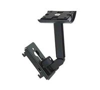 Proyector Extensible Soporte de Altavoz for el hogar, Montaje en Pared y Techo, Accesorios for Altavoces de Sonido Envolvente Grandes, Duradero, Blanco/Negro Soporte de Pared para proyector(Negro)