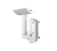 Proyector Extensible Soporte de Altavoz for el hogar, Montaje en Pared y Techo, Accesorios for Altavoces de Sonido Envolvente Grandes, Duradero, Blanco/Negro Soporte de Pared para proyector(Blanco)