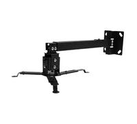 Proyector Extensible Soporte de Techo Ajustable for proyector de Color Negro, Soporte de Techo de 43 a 65cm for suspensión de Pared LED DLP LCD Soporte de Pared para proyector