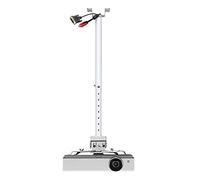 Proyector extensible Soporte for proyector en techo o montaje en pared Soporte ajustable for proyector en techo Longitud de montaje for teatro 23 a 59 pulgadas Carga de 66 lb Soporte de pared para pro