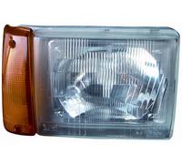Proyector Fiat Panda Desde 1986 Izquierdo Naranja Eléctrico
