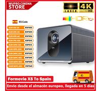 Proyector formovie X5 4k 4500 ANSI liuming Home laser Cinema hdr10 + wifi6 3840 * 2160p original Bright alpd memc fengmei Cinema Silver Blue