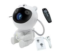 Proyector Galaxy con astronauta - lámpara de proyector espacial con luz estelar realista, proyección estética del techo | Decoración para dormitorio para adultos