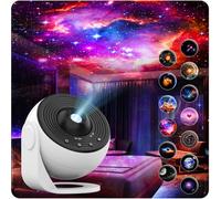 Proyector Galaxy Pro para dormitorio, proyector de planetario HD 13 en 1 con temporizador, nebulosa y luz de estrella de la Vía Láctea para techo, luz nocturna LED de galaxia espacial para adultos y