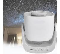 Proyector giratorio de estrellas de nebulosa con 6 discos, distancia de 2,8 m, área de 12㎡ para decoración de fiestas de dormitorio de niños