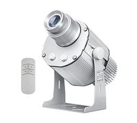 Proyector GOBO con Logotipo LED De 50W IP65 A Prueba De Agua Que Incluye GOBO De Vidrio Personalizado Gratis para Proyectar La Imagen,Plata