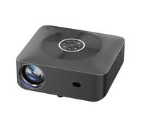 Proyector Hogar Alto Brillo Proyector Inteligente Sala de Estar Teatro en Casa Proyector de Pantalla 1080P Pared de Fundición (D Como se muestra) Pequeño regalo