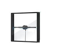 Proyector holográfico 3D con luz LED integrada, lámpara de señalización, Reproductor con Cubierta y Pantalla publicitaria,Calidad De Imagen HD