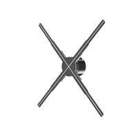 Proyector holográfico 3D con Pantalla LED y Cuentas, Control WiFi, luz publicitaria, Soporte for vídeo, Imagen, Letrero de neón Alto Brillo(65cm)