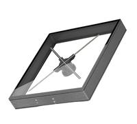 Proyector holográfico 3D con Ventilador de 50 cm 19,7 pulgadas/45 17, Pulgadas, máquina integrada, señal LED WiFi y Cubierta Amplio ángulo de visión(Black,P50)