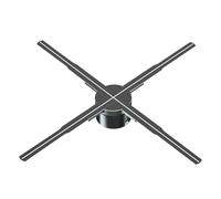 Proyector Holográfico 3D con Ventilador For Publicidad, Reproductor Montado En La Pared, 3D, A Simple Vista, 2K, HD, LED, For Fotografía Y Vídeo, con 576 LED