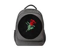 Proyector holográfico 3D con Ventilador, Mochila publicitaria con Pantalla LED, Bolso de Hombro, lámpara holográfica,Calidad De Imagen HD