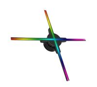 Proyector holográfico 3D de 100 cm y 39,37 Pulgadas con 140 Cuentas HDMI for Publicidad, Reproductor de imágenes con luz Alta definición