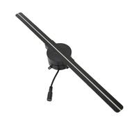 Proyector holográfico 3D de 16,5 Pulgadas con Ventilador, Pantalla WiFi de 2000 x 224 con 224 LED for Publicidad empresarial,Calidad De Imagen HD