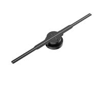 Proyector Holográfico 3D De 42 Cm con Ventilador, Letrero LED, Reproductor, Soporte For Imágenes, Videos, Tiendas, Bares, Fiestas, Publicidad, Luz Exhibición Escaparate minorista(42cm Standard)