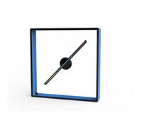 Proyector holográfico 3D de 45/50 cm con Ventilador, Wi-Fi Integrado, lámpara LED holográfica Cubierta y luz exhibición publicitaria(P42 Blue)