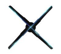 Proyector Holográfico 3D De 45 Cm con Ventilador Y Lámpara LED De 510 Cuentas, Máquina De Publicidad, Reproductor De Pantalla De Proyector Holográfico WiFi