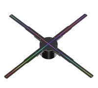 Proyector holográfico 3D de 50 cm for Bar, Restaurante, decoración navideña, Pantalla de Ventilador, Luces LED holográficas for Publicidad Imágenes vívidas