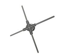 Proyector Holográfico 3D De 56CM Y 672LED, Ventilador 3D, Carga De Fotos Y Vídeos 3D Holográficos A Través De WiFi Y Pantalla De PC, Luz Publicitaria