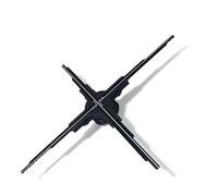 Proyector holográfico 3D de 60 cm con Ventilador y Reproductor holográfico LED WiFi, Compatible con Tiendas de vídeo y supermercados. Alto Brillo