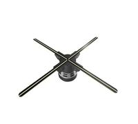 Proyector holográfico 3D de 65 cm con WiFi, LED, Pantalla 3D, luz publicitaria con Logotipo, lámpara de Logotipo con luz de Publicidad remota Alto Brillo