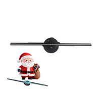 Proyector holográfico 3D, pantalla LED giratoria para Navidad y Halloween, pantalla holográfica para decoración festiva