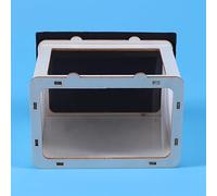 Proyector holográfico 3D - Proyector de teléfono de cine en casa, pantalla holográfica móvil de bricolaje, aprendizaje interactivo entre padres e hijos, diseño acrílico de madera compacto, experimento