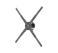 Proyector Holográfico 3D, Ventilador De Luces Navideñas Holográficas con WiFi, Luces LED Publicitarias con Logotipos En Pantalla, Compatible con Aplicación For PC Alto Brillo(50cm)