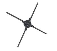 Proyector holográfico de 65 cm, 1152 piezas/768 Piezas LED WiFi, Ventilador proyector 3D, luz publicitaria con exhibición Amplio ángulo de visión(UHD 65CM 1152pcs LED)