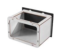 Proyector holográfico - Proyector de teléfono en casa de cine en 3D, material de madera acrílica, expositor de teatro DIY, herramienta de experimentación física, imagen flotante virtual, compatible