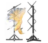 Proyector Holograma 3D Proyector de Ventilador Led con Holograma Soporte de Empalme Soporte de Exhibición Publicitario para Imágenes y Vídeos de Animación P56