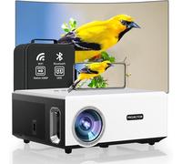 Proyector inteligente ANSI 2000 para exteriores 4K con WIFI y Bluetooth, enfoque automático, audio DoIby, ARC, PPT, proyector de cine al aire última intervensión 4k HDR10+altavoz de 30 W, zoom 50%